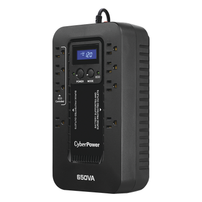 EC650LCD - CyberPower EC650LCD UPS 0,65 kVA 390 W Seno 96 V