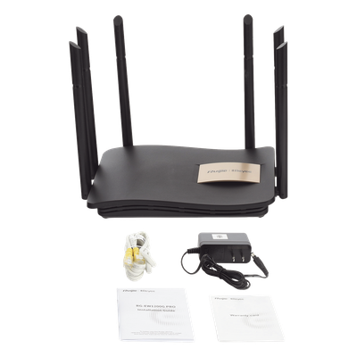 RG-EW1200GPRO - Ruijie Router Inalámbrico / Wi-Fi 5 / Dual Band 2.4 y 5 GHz RG-EW1200GPRO