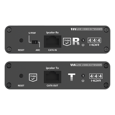 TT-676 - Extensor HDMI / 4K @ 60 Hz / Sin Compresión / Cero Latencia / Alcance 700 m (2296.6 ft) / Cascada 10 Receptores / IR Bidireccional / ARC / S/PDIF