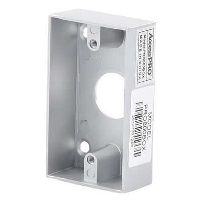 PRO800-BOX - Accesspro Caja de Montaje para Botón de Salida / Aleación de Zinc Cromada / Superficie