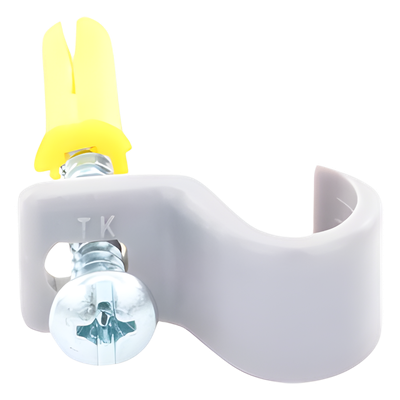 TK-1014 - Kit de Fijación / 12 Grapas + Taquetes + Tornillos / Polietileno Flexible / -10°C a +120°C / Interior-Exterior