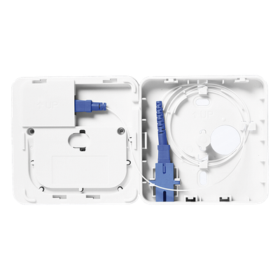 V2801-SC - ONU Bridge EPON/GPON / 1 Puerto SC/UPC / 1 Puerto LAN Gigabit / Roseta Integrada / 91x91x41 mm / 4W