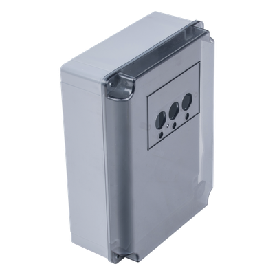 XB-FS-PCB-BOX - Caja de Control para Barrera / 20 x 15.2 x 5 cm / Botonera Tricolor / Compatible XBS5000 y XBF3000 / AC 130V / IP para Espacios Reducidos