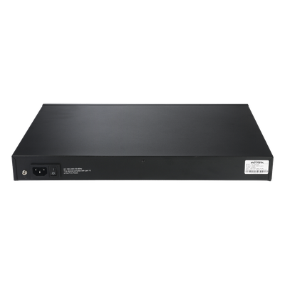 WI-PS526G - Switch PoE de largo alcance / 24 x 10/100Mbps + 2 x SFP Gigabit Combo / 250m / 250W / 802.3af/at/bt / 820 pies