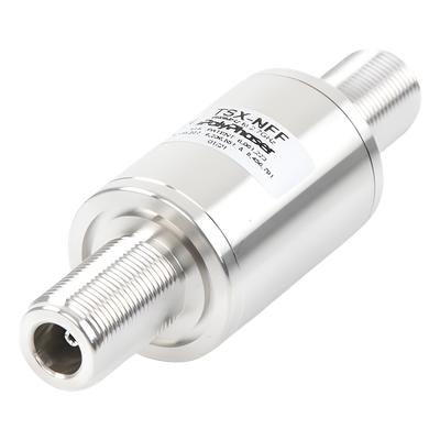 TSX-NFF - Protector Coaxial RF Bidireccional / 698-2700 MHz / 750W / Conectores N Hembra / Bloqueo DC / IP67