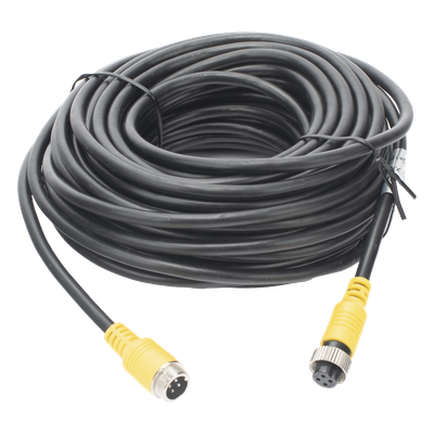 XMREXT15MV3 - Cable Extensor para Videovigilancia Móvil / 15 m (49.2 ft) / Conector Aviación / Video Audio y Voltaje / 5.5 mm Diámetro / Uso Interno