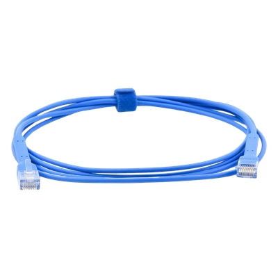 UC-PATCH-2M-RJ45-BL - Cable Ethernet Cat6 / 2 m (6.56 ft) / RJ45 Flexible / Prueba Fluke / Diámetro Ultrafino / Azul
