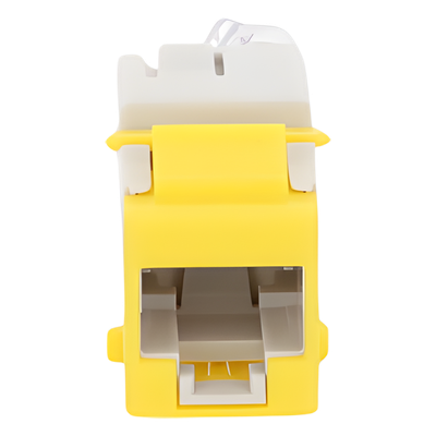 U5-K05NS - Jack Keystone / Cat5e UTP / Impacto 110 / T568A-B / -10 a 60°C / Amarillo