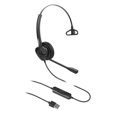 HT301U - Fanvil Diadema USB Monoaural / Cancelación de Ruido ENC / Audio HD HT301U