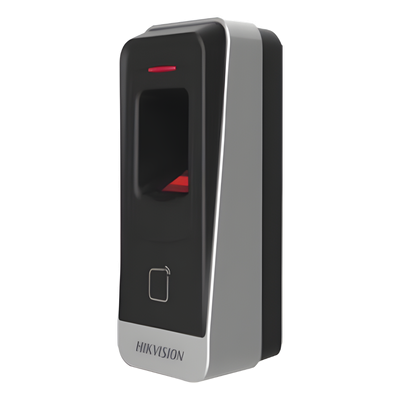 DS-K1201A-EF - Hikvision Lector de Control de Acceso / Huella Digital + Prox EM 125 kHz / RS-485 DS-K1201A-EF