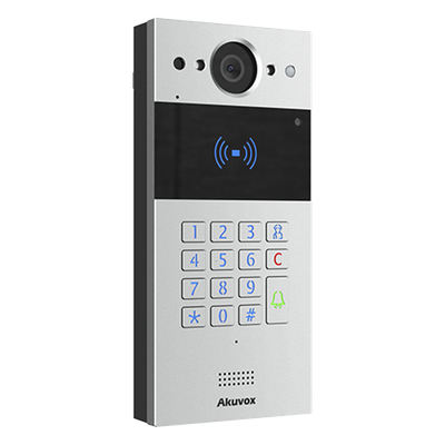 R20KSIP - Akuvox Videoportero IP SIP / 2 Megapixel / Teclado y Lector NFC+RFID 125 kHz R20KSIP