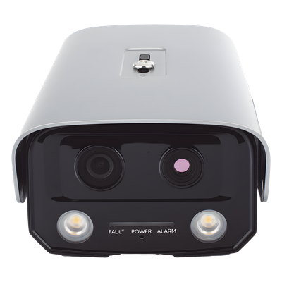 HF-VT410 - Hikvision Cámara IP de Detección Térmica de Incendios / Doble Lente 4 MP Óptico + 1 MP Térmico