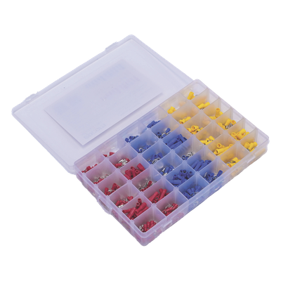 EP-TKM-580 - Juego de 580 pzas. Terminales Variadas con Forro y Caja de Almacenamiento.