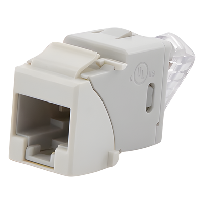 U6-K02NS - Jack Keystone / Cat6 UTP / Terminación 110 / T568A-B / -10 a 60°C / UL 94 V-0