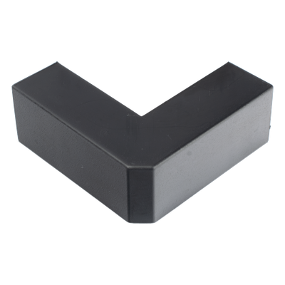 TMK-1720-EE-N - Esquinero Exterior / PVC Autoxtinguible / Negro / Para Canaleta TMK-1720-N-CC