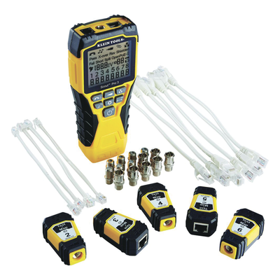 VDV501-853 - Probador de Cables / LCD Retroiluminada / Coaxial, RJ11, RJ12, RJ45 / Longitud 2000 ft / PoE / Generador de Tono / Test-n-Map