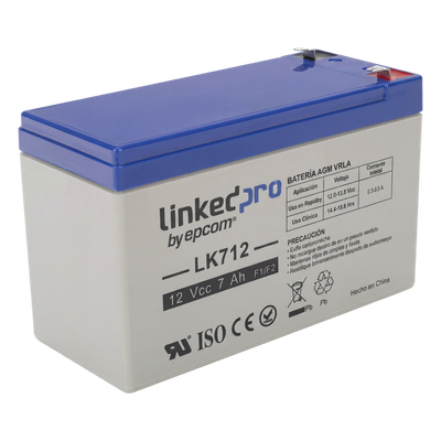LK712 - Linkedpro By Epcom Batería de Respaldo AGM-VRLA / 12 V / 7 Ah LK712