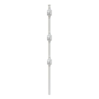 SYS-POST-7W - Epcom Industrial Poste de Paso para Cerca Electrificada / Tubo Galvanizado Cal. 18 / 0.75 m