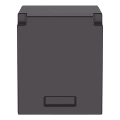 CMBBL-X - Panduit Blank modul for 1port MiniJack Negro Nylon