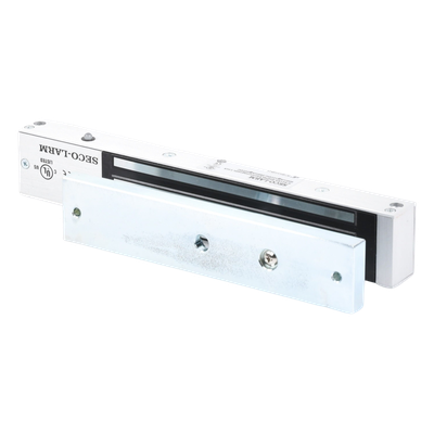 E941SA600PQ - Chapa Magnética 600 lbs con LED / Sensor de Estado de Unión / Sin Magnetismo Residual / Uso Interior.