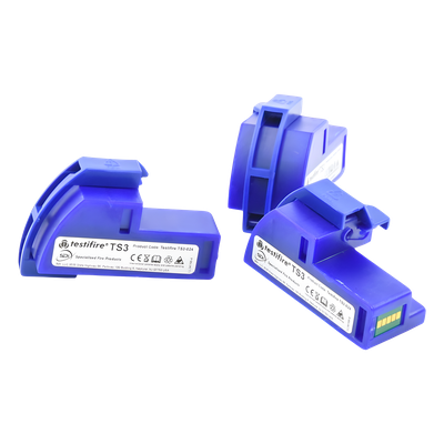 TS3 - Cápsula de Humo Sintético / Paquete de 3 Piezas / Compatible con Testifire TF1001, TF-2001, TF-2851-KIT / Uso Múltiple / Prueba Simultánea de Humo, Calor y CO