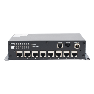 AE-MS8400(RJ45/8) - Hikvision Switch PoE Móvil / 8 Puertos PoE 100 Mbps / 1 Puerto Uplink 1 Gbps AE-MS8400(RJ45/8)
