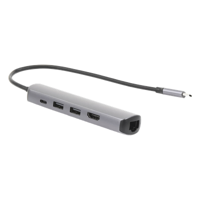 10919 - Ugreen 10919 base para portátil y replicador de puertos Alámbrico USB 3.2 Gen 1 (3.1 Gen 1) Type-C Gris