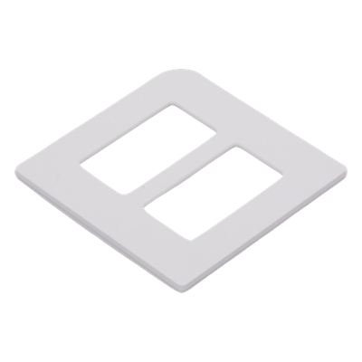 SC2SW - Lutron Electronics Placa de Pared 2 Espacios / Diseño Screwless / Perfil 7.6 mm SC2SW