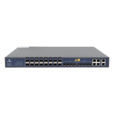 V1600-D16 - OLT EPON / 16 Puertos PON / 12 Puertos Uplink / 1,024 ONUs / 1.25 Gbps Simétrico / Rack 1U
