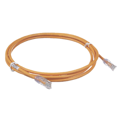 UTPSP5ORY - Cable de Parcheo UTP / Cat6 / 24 AWG / CM / 1.52 m (5 ft) / Naranja