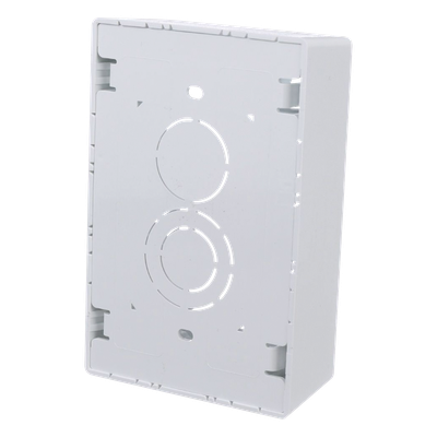 JBX3510WH-A - Caja de Pared Superficial, Uso Universal con Placas de Pared, con Cinta Adhesiva, Color Blanco