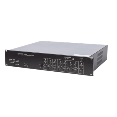 SF-6200MS - Epcom Proaudio Controlador de Extensión de Evacuación por Voz / 8 Zonas / 500W SF-6200MS