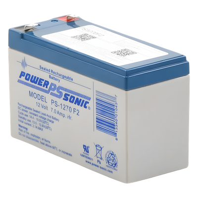 PS-12120-F2 - Power Sonic Batería de Respaldo AGM/VRLA / 12V / 12 Ah PS-12120-F2