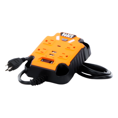 29601 - Multicontacto Powerbox 1, con 4 Salidas 120 Vca, 2 USB-A / 1 USB-C, Luces LED Integradas y Soporte Magnético