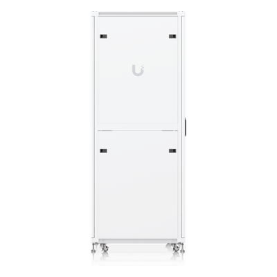 UACC-RACK-42U-800-P - Gabinete Rack de Piso / 42U / 600 × 800 mm (23.6 x 31.5') / Carga 800 kg (1,763.7 lb) / Puerta Perforada / Ventiladores Integrados / Ruedas con Seguro