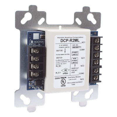 R2M-L - Hochiki Módulo de Relevador Doble / 2 Relevadores Independientes / 2A a 30 VDC R2M-L