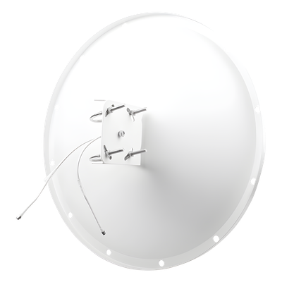 TXP-D4865-28-SMA - Antena Direccional / 4.8 - 6.5 GHz / 28 dBi / Alcance 20 km (12.4 mi) / Polarización Dual / Viento 200 km/h (124.3 mph)