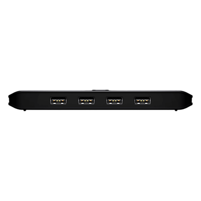 US4224 - Switch USB 2.0 Compartido 2 x 4 Essentials | 480 Mbps | InstaSync | Pulsador Integrado | Diseño Compacto
