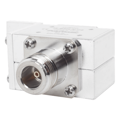 IS-B50LN-C2 - Protector Coaxial RF / 125-1000 MHz / 50 Ω / Conectores N Hembra / Bloqueo DC / 40 kA