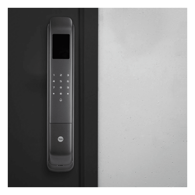 MX83424 - Cerradura Digital / Reconocimiento Facial 3D / Sensor de Huella con IA / 100 Huellas / 100 Tarjetas MIFARE / IP54 / Aleación de Aluminio