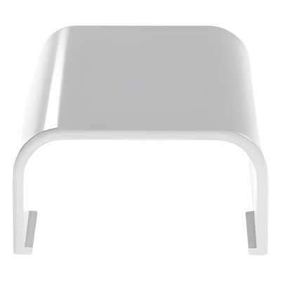 ECF5WH-E - Tapa Final, para uso con canaleta LD5, material ABS, Color Blanco