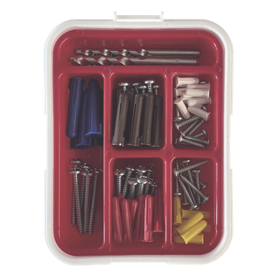 TH-KIT-FC - Kit de Fijación en Concreto / Doble Expansión 4 Direcciones / 104 Piezas / Guía Incluida / Anti-Giro
