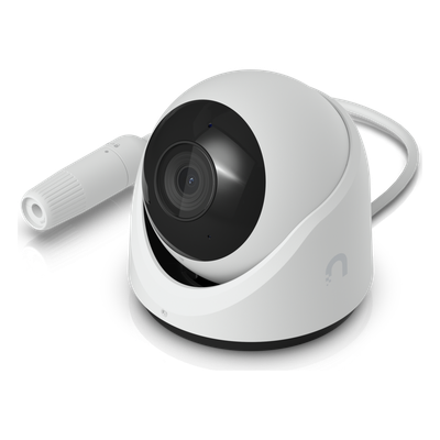 UVC-G6-TURRET-W - Cámara IP Turret / 4K UHD 8 MP / IR 30 m (98.4 ft) / HDR / Detección Inteligente AI / IK04 / IP66 / PoE