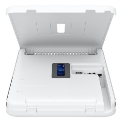 UDW - Ruteador Ubiquiti UDW Dream Wall, UniFi Switch 17 Puertos GbE PoE, WiFi 6 MU-MIMO 4x4, 128GB SSD Interno, Balanceo de Cargas, 2 WAN 2.5 GbE y 10G SFP