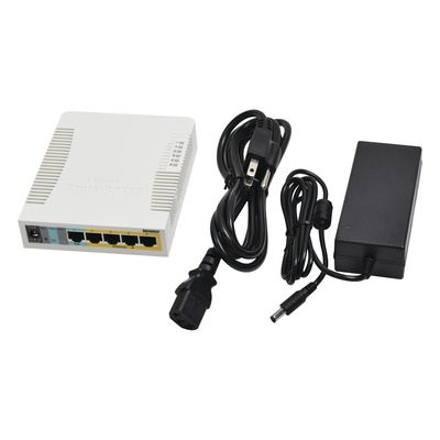 RB260GSP - Mikrotik Switch PoE pasivo / 5 puertos Gigabit + 1 SFP / 11-30V RB260GSP