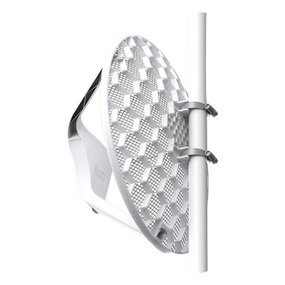 RBLHG-2ND - Mikrotik (LHG 2) Cliente en 2.4 GHz (2412 - 2485 MHz), Antena Integrada 18 dBi, Hasta 316 mW