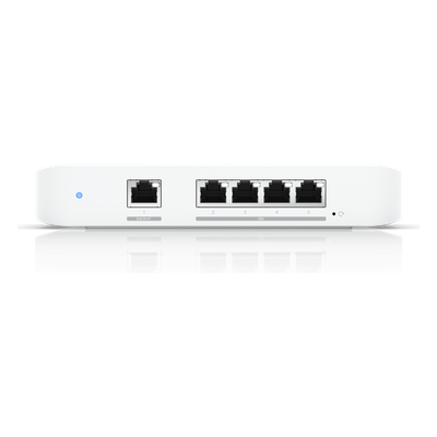 USW-FLEX-XG - Switch Capa 2 / 4 Puertos 10GbE / Alimentación PoE+ o USB-C / Compacto / 82 Gbps de Rendimiento