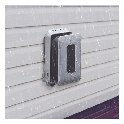 HUB-ML500G - Hubbell Cubierta impermeable / 1 entrada / Montaje horizontal-vertical HUB-ML500G