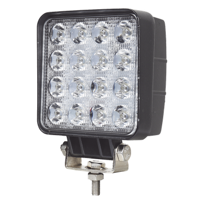 XD48F - Luz de trabajo LED / 48 W / 4000 lm / 10-30 Vcc / IP67 / 16 LED / 5 patrones de destello / 4.3 pulgadas