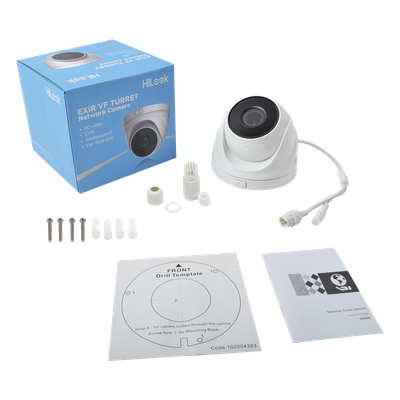 IPC-T641H-Z(C) - Turret IP 4 Megapixel / Lente Motorizado 2.8 - 12 mm / 30 mts IR EXIR / PoE / Exterior IP67 / WDR 120dB / Micro SD / H.265+ / Onvif